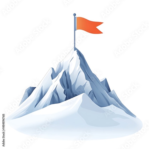 **Mountain Peak With Flag Representing Business Success Conceptual Illustration, White Background. --S 50 --V 6.1 --Raw** - @Darya (Relaxed) -# Create, Explore, And Organize On [Midjourney.Com](<Https