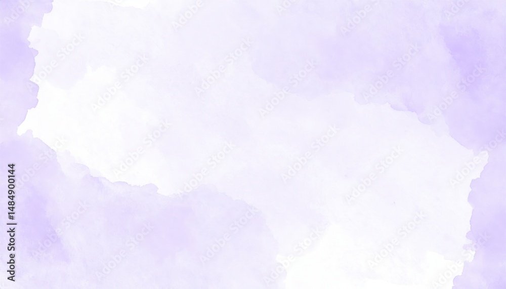 Fototapeta premium Creative purple watercolor background design abstract art digital content soft texture close-up artistic expression