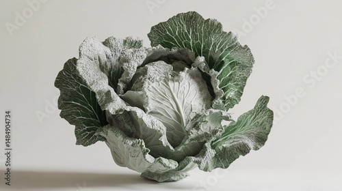 Wallpaper Mural Fresh head of cabbage, close-up Torontodigital.ca