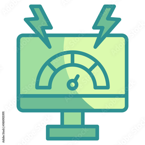 Stress Testing Icon Element For Design