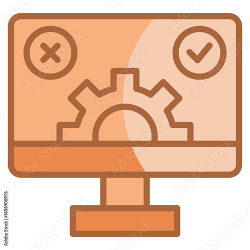 Unit Test Icon Element For Design