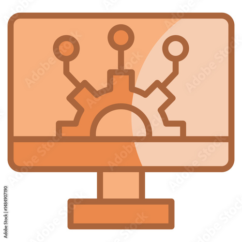 Api Automation Icon Element For Design