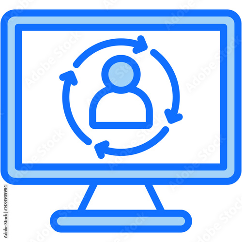 Online Reviews Mixed Icon Vector Illustration