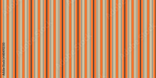 Abstract seamless pattern with vertical stripes in warm autumnal tones.  Perfect for textile design, wallpaper, or web backgrounds.  Evokes feelings of warmth, comfort, and retro style.