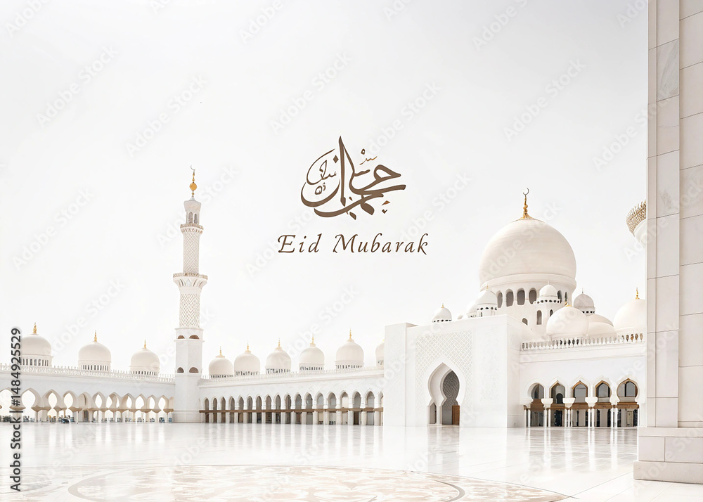Fototapeta premium Eid Mubarak Background