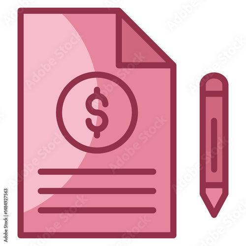 Loan Application Icon Element For Design