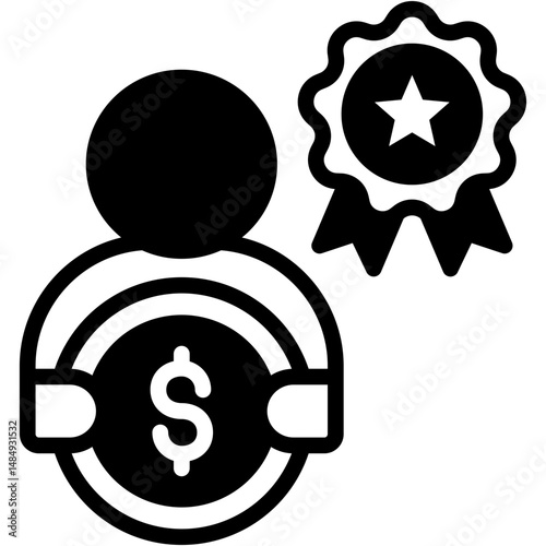Incentive Program Mixed Icon Vector Illustration