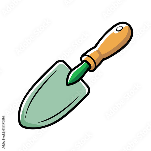 garden trowel icon, garden trowel vector illustration-simple illustration of garden trowel, perfect for garden trowel logos and icons