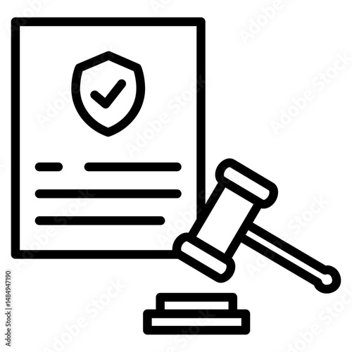 Jurisdiction Icon Element For Design