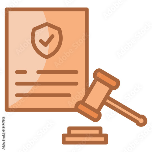 Jurisdiction Icon Element For Design