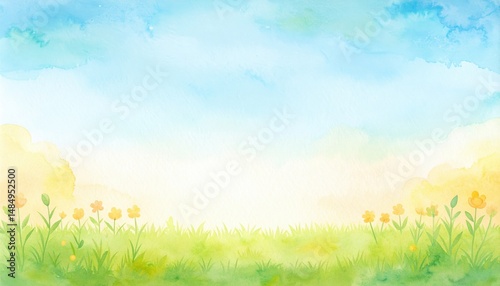 Blooming flowers in a lush meadow at sunrise nature scene peaceful ambiance vibrant colors