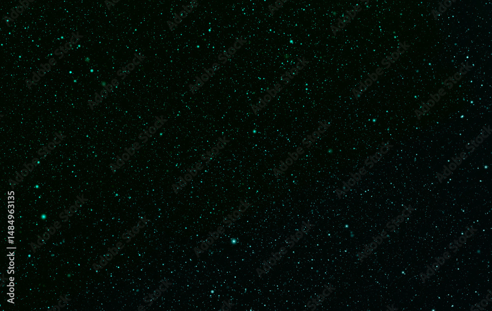 Fototapeta premium Space star shape sky night background, black starry cosmos abstract pattern dark blue science, textile cosmic galaxy astronomy decoration fantasy wallpaper landscape.