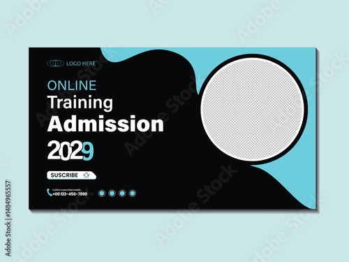  University & College YouTube Thumbnail Template
