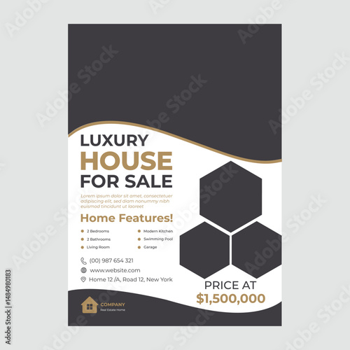Real Estate Flyer Design Template