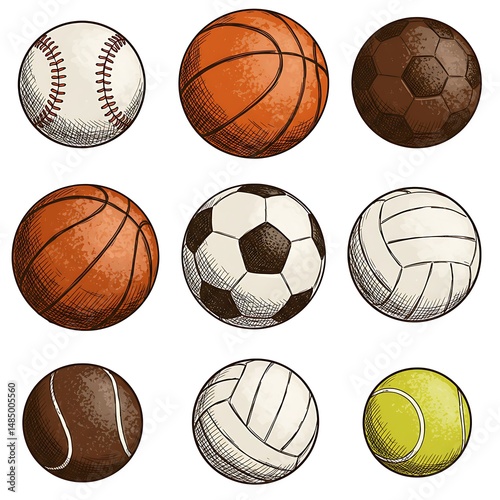 Vintage Sport Icons