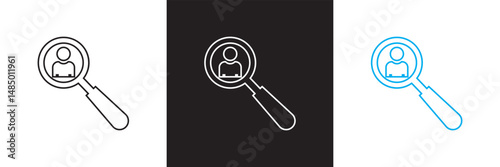Focus icon.  Vector illustration. isolated on white and black background. EPS 10 