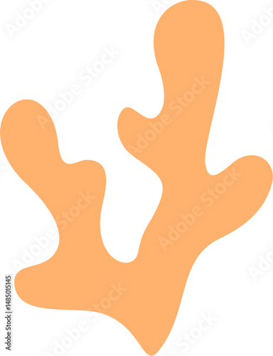 Orange Coral Illustration