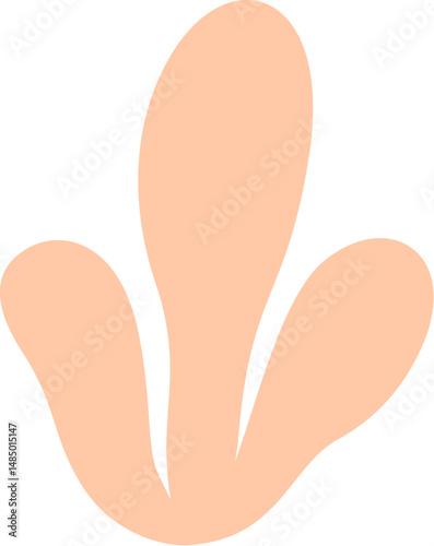 Orange Sea Plants Illustration
