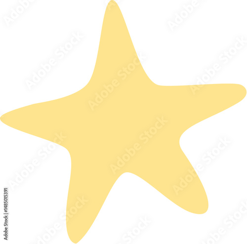 Yellow Starfish Illustration