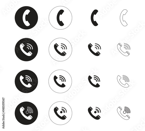 Call icon Vector Set,phone-icon,Telephone Icons,communication icon,Mobile Phone Icon,Flat Icon, Call sign and symbol. telephone symbol logo vector