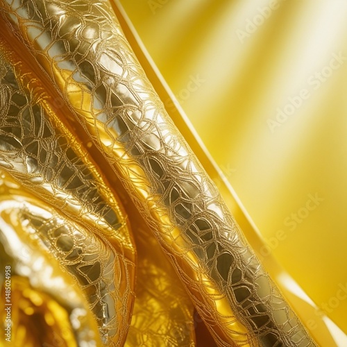The text describes a gold texture with a yellow bright or shine background.