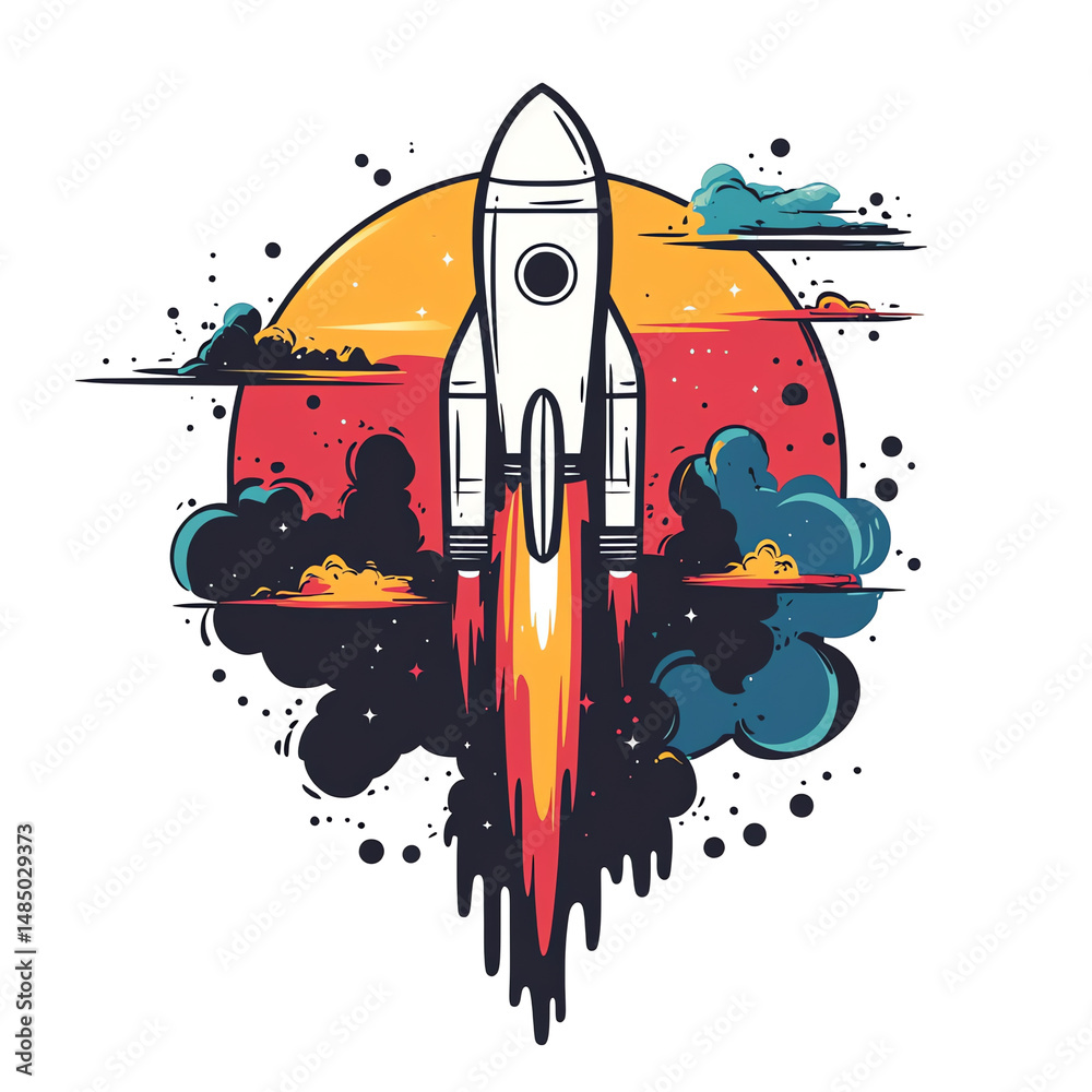 Rocket Launch: Space, Cosmos, Adventure Rocket Launch: Space, Cosmos, Adventure