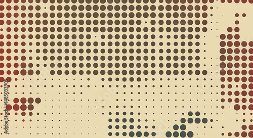 Abstract Dot Pattern Composition
