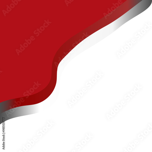 Free Download Indonesia Waving Flag Corner Border - GFXLoad