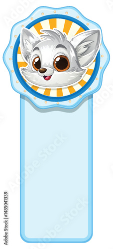 Cute Animal Bookmark Design