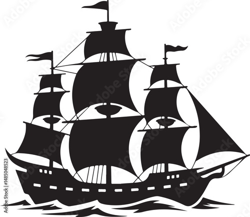 “Ship Vector Bundle | Sailing, Pirate, Cruise & Nautical SVG Clipart for Logos, Shirts & Crafts”