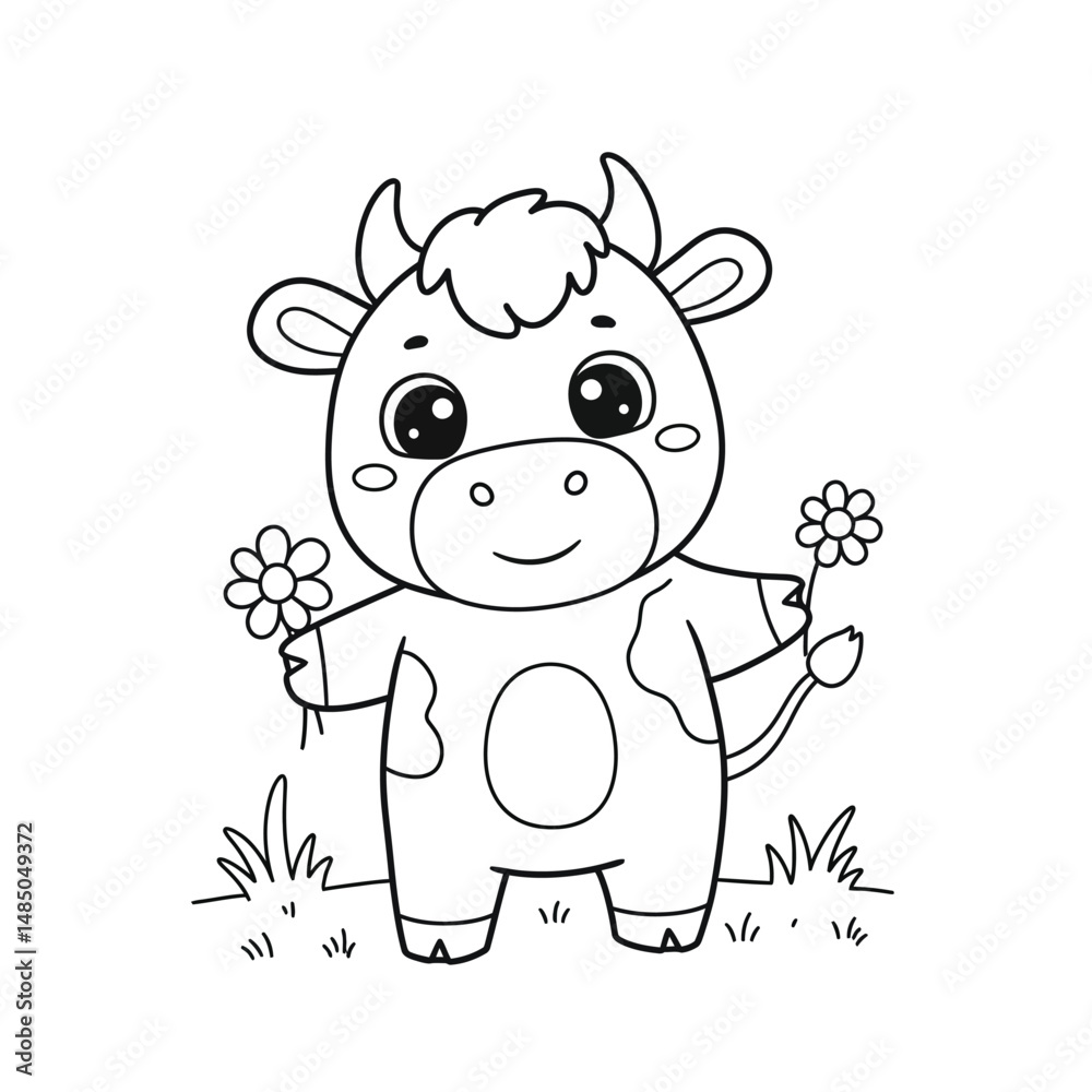 Cow Outline – Minimalist Line Art of a Farm Cow for Agriculture, Nature, and Dairy Design Projects
Cow Outline – Minimalist Line Art of a Farm Cow for Agriculture, Nature, and Dairy Design Projects