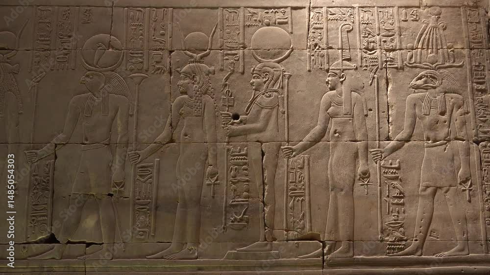 Intricate Carvings of Edfu Temple: Stories in Stone Intricate Carvings of Edfu Temple: Stories in Stone