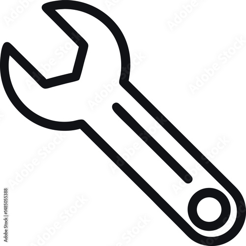 Wrench outline icon