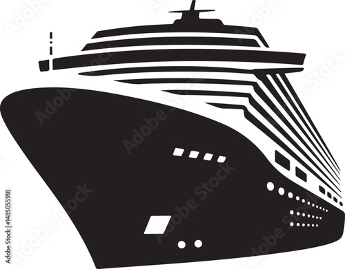 Sailing Ship on the Ocean Silhouette

Classic Steamship Vector Design

Cargo Ship in Harbor Silhouette

Pirate Ship Silhouette with Sails

Modern Cruise Ship Vector Art