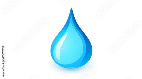 Water Drop Vector Illustration Logo Icon Clipart for Professional Use
