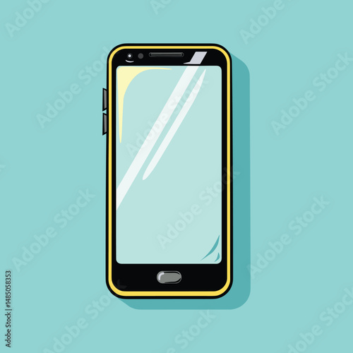 smart phone with blank screen
