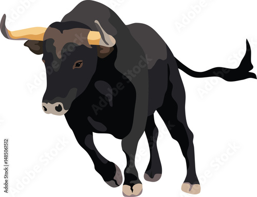 Black Bull Mammal Animal