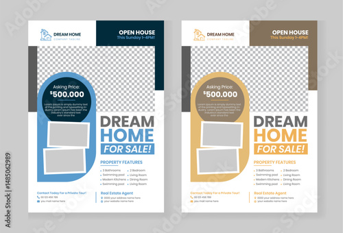 Real Estate Flyer Template for Home Sale Promotion