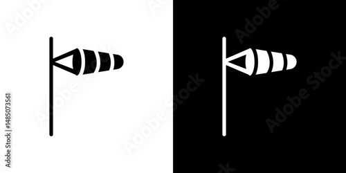 Windsock icon vector design template elegant style