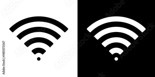 Wifi icon vector design template elegant style