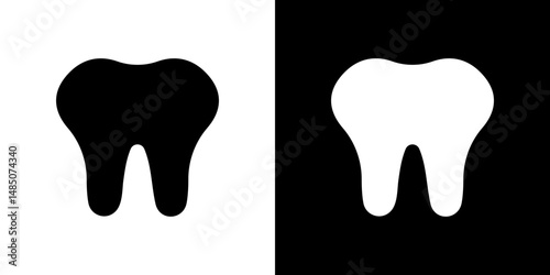 Teeth icon vector design template elegant style