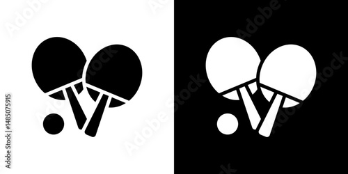 Ping pong icon vector design template elegant style