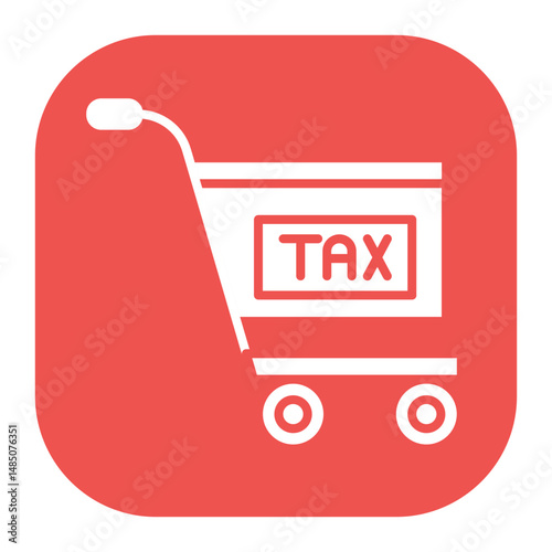 Cart Tax Icon