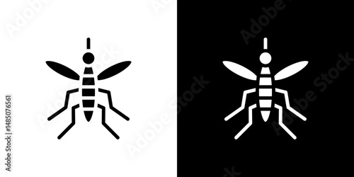 Mosquito icon vector design template elegant style