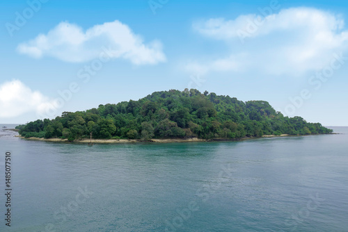 Merak Besar island in Cilegon, Banten, Indonesia. photo