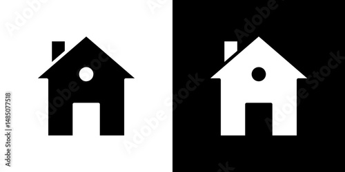 Home icon vector design template elegant style