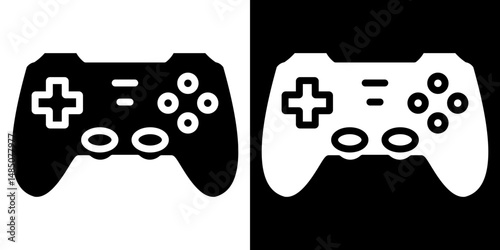 Gamepad icon vector design template elegant style