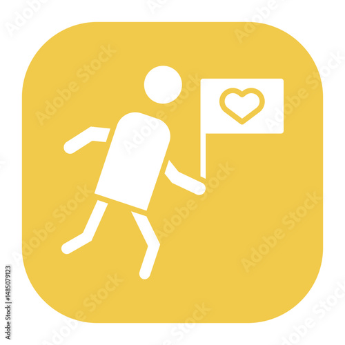 Charity Run Icon