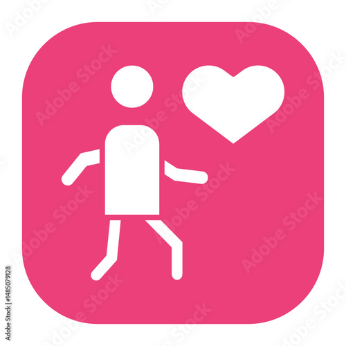 Charity Walk Icon