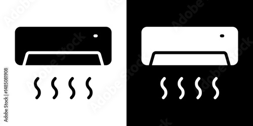 Air conditioner icon vector design template elegant style